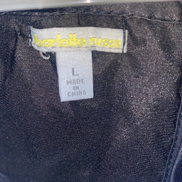 charlotte russe black lace corset L - Picture 6 of 6